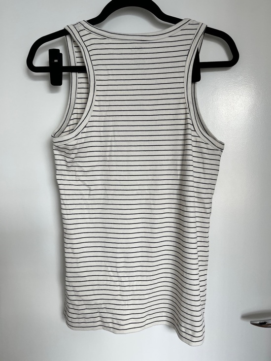 COS Rib Tank Top with Stripes - Picture 2 of 5